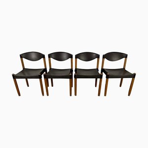 Strax Dining Chairs attributed to Hartmut Lohmeyer for Casala, Germany, 1970s, Set of 4