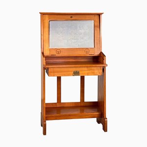 Mirrored Console Secretaire in Cherry Wood attributed to Carlo and Piero Zen, 1910s