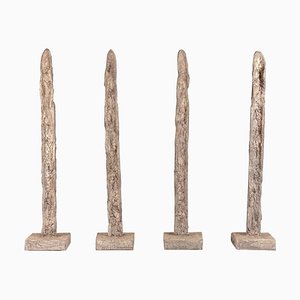 Totem Skulpturen von Aldo Guarnieri, Italien 1960er, 4er Set