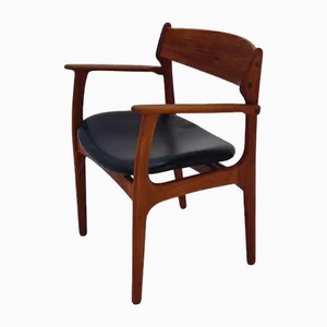 Danish Teak Armchair by Erik Buch, 1960s