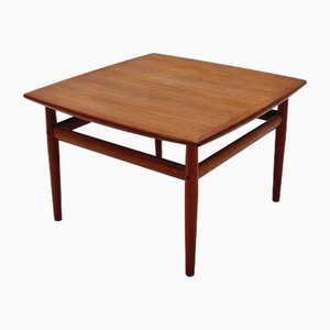 Table Basse Carrée en Teck par Grete Jalk pour Glostrup Møbelfabrik, 1960s