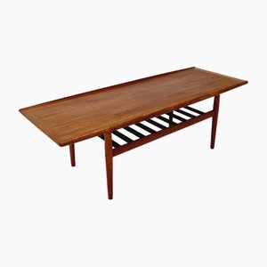 Danish Teak Coffee Table by Grete Jalk for Glostrup Møbelfabrik, 1960s