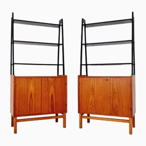 Vintage Free Standing Bookshelf in Teak by Bengt Ruda, 1960s