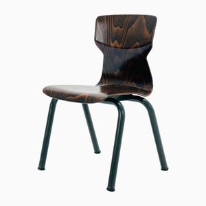 Industrial Children's School Chair in Plywood by Galvanitas & Eromes, 1960s