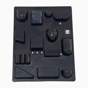 Large Black Wall Organizer by Dorothee Becker for Design M