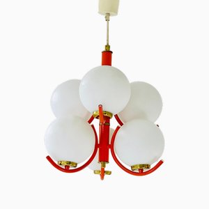 Mid-Century Atomic Sputnik Kronleuchter von Kaiser, 1970er