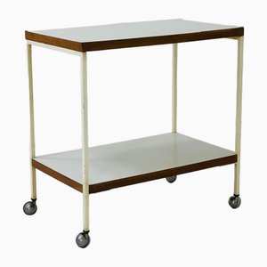 Mid-Century Danish Teak and Chrome Serving Trolley, 1970s
