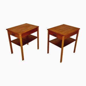 Mid-Century Danish Teak Nightstands, 1960s, Set of 2