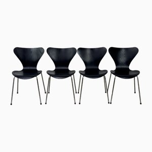 Black Mod. 3107 Dining Chair by Arne Jacobsen for Fritz Hansen, 2011