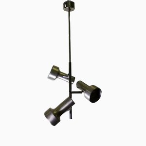 Plafonnier avec 3 Spots en Aluminium, 1960s