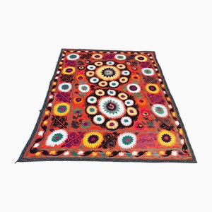 Table Cover with Tribal Floral Style, 1950s