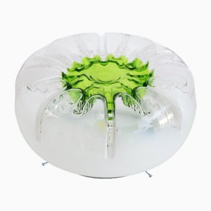 Italian Flush Mount in Murano Glass, 1980s