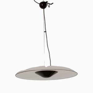 Lampada da soffitto vintage in vetro di Murano di Mauro Marzollo, anni '80