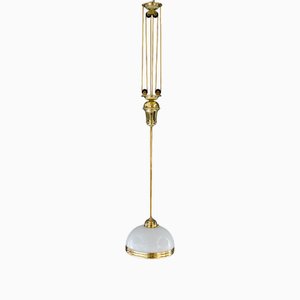 Vintage Art Deco Adjustable Pendant, 1920s