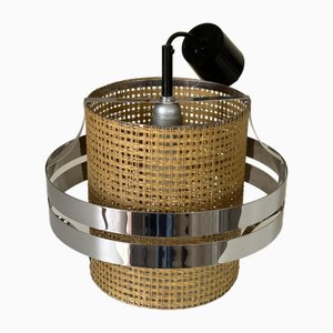 Vintage Cannage Hanging Light, 1970s