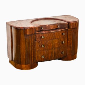 English Art Deco Dressing Table in Macassar, 1930