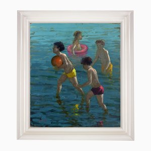 Renato Criscuolo, Reflexiones sobre la sucesión, óleo sobre lienzo, 2008, Enmarcado