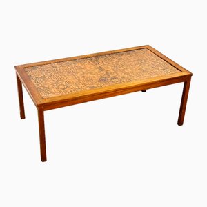 Scandinavian Copper Coffee Table, 1960s