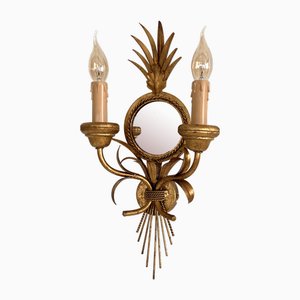 Gilt Wall Sconce from Kögl, 1970s