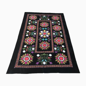 Decorazione da parete vintage in velluto, anni '70