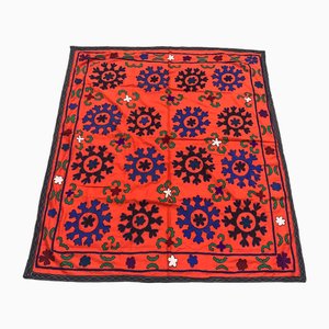 Tovaglia con motivi floreali tribali, anni '60