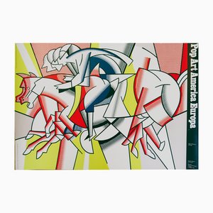 Roy Lichtenstein, Pop Art America Europa Original Poster, 1987, Lithograph