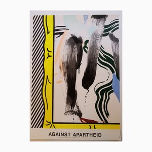 Roy Lichtenstein, Against Apartheid Poster, Lithograph, 1983