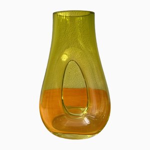 Vase Vert en Verre Soufflé par Toni Zuccheri pour Ve Art, 1960s