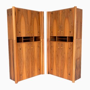 Credenze serie Scuderia di Carlo Scarpa per Bernini, anni '70, set di 2