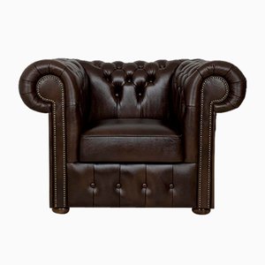 Chesterfield Stuhl aus Leder