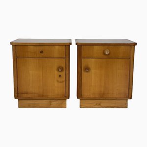 Vintage Bedside Tables, Set of 2