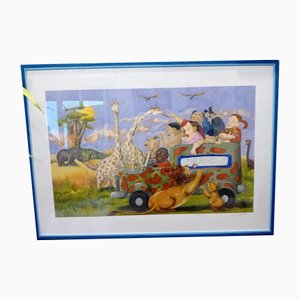 Pino Procopio, Safari, 2000s, Lithograph