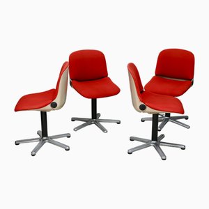 Sillas era espacial vintage, 1970. Juego de 4