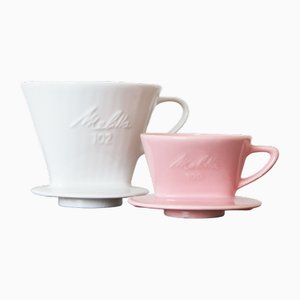 German Cup Coffee Dripper from Melitta, 1950s Set of 2
