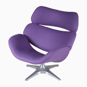 Space Age Easy Chair by Enrico Walles for Romefa, Netherlands, 1970s