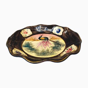 Bol à Fruits Mid-Century Paon, 1950s