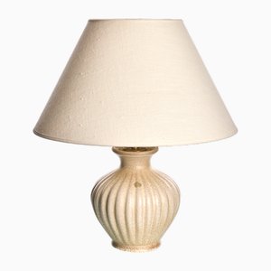 Scandinavian Modern Ceramic Table Lamp by Ewald Dahlskog for Bo Fajans, Sweden, 1930s