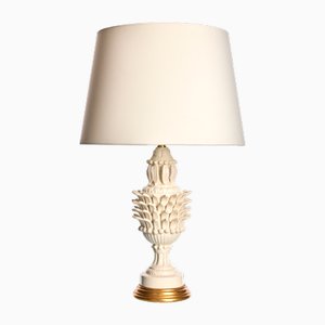 White Ceramic Table Lamp by Bondia for Nordiska Kompaniet, Spain