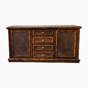 Sideboard in Bamboo and Wicker