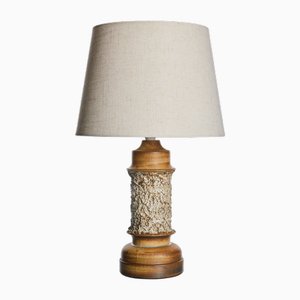Lampada da tavolo in gres di Bruno Karlsson, Svezia, anni '60