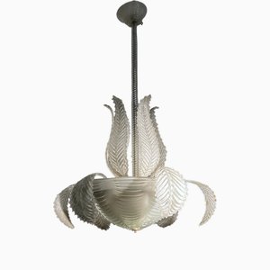 Vintage Venetian Glass Chandelier, 1970
