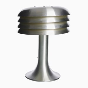 Lampada da tavolo Bn-25 in alluminio di Hans-Agne Jakobsson, anni '60