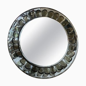Flower Shaped Mirror attributed to Max Ingrand for Fontana Arte, Italy, 1960s