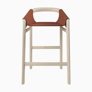 Dartagnan Sbiancata Ash Counter Stool by Haymann Editions