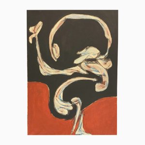 Raffaele Menster, Composition Abstraite, 1962, Huile sur Toile