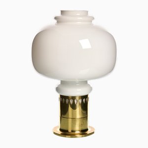 Table Lamp in Brass and Glass by Hans-Agne Jakobsson for Hans-Agne Jakobsson Ab Markaryd, Sweden, 1960s