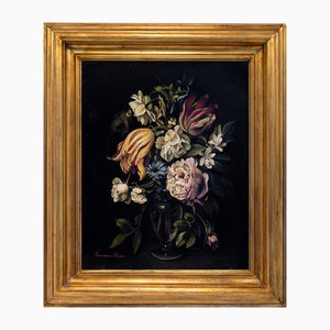 Francesca Strino, Natura morta, Olio su tela, Incorniciato