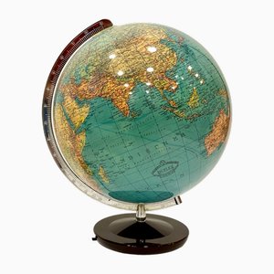 Globo terráqueo iluminado de Paul Oestergaard para Columbus Duplex, años 50