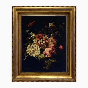 Francesca Strino, Natura morta, Olio su tela, Incorniciato