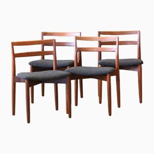 Chair in Teak by Harry Østergaard for Randers Møbelfabrik, 1960s, Set of 4